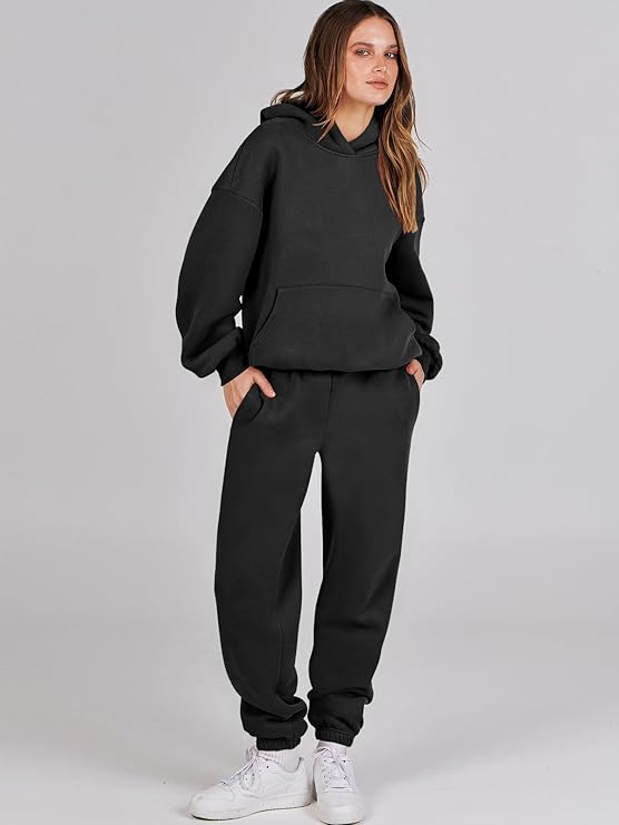 Emma – 2-teiliges Damen-Outfit, Kapuzen-Sweatshirt-Trainingsanzug