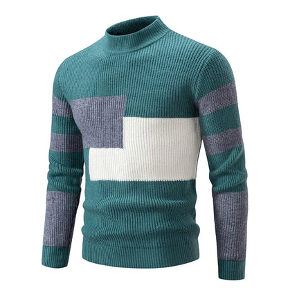 Leo - HerbstPullover für Männer in buntem Design