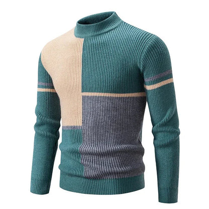 Leo - HerbstPullover für Männer in buntem Design